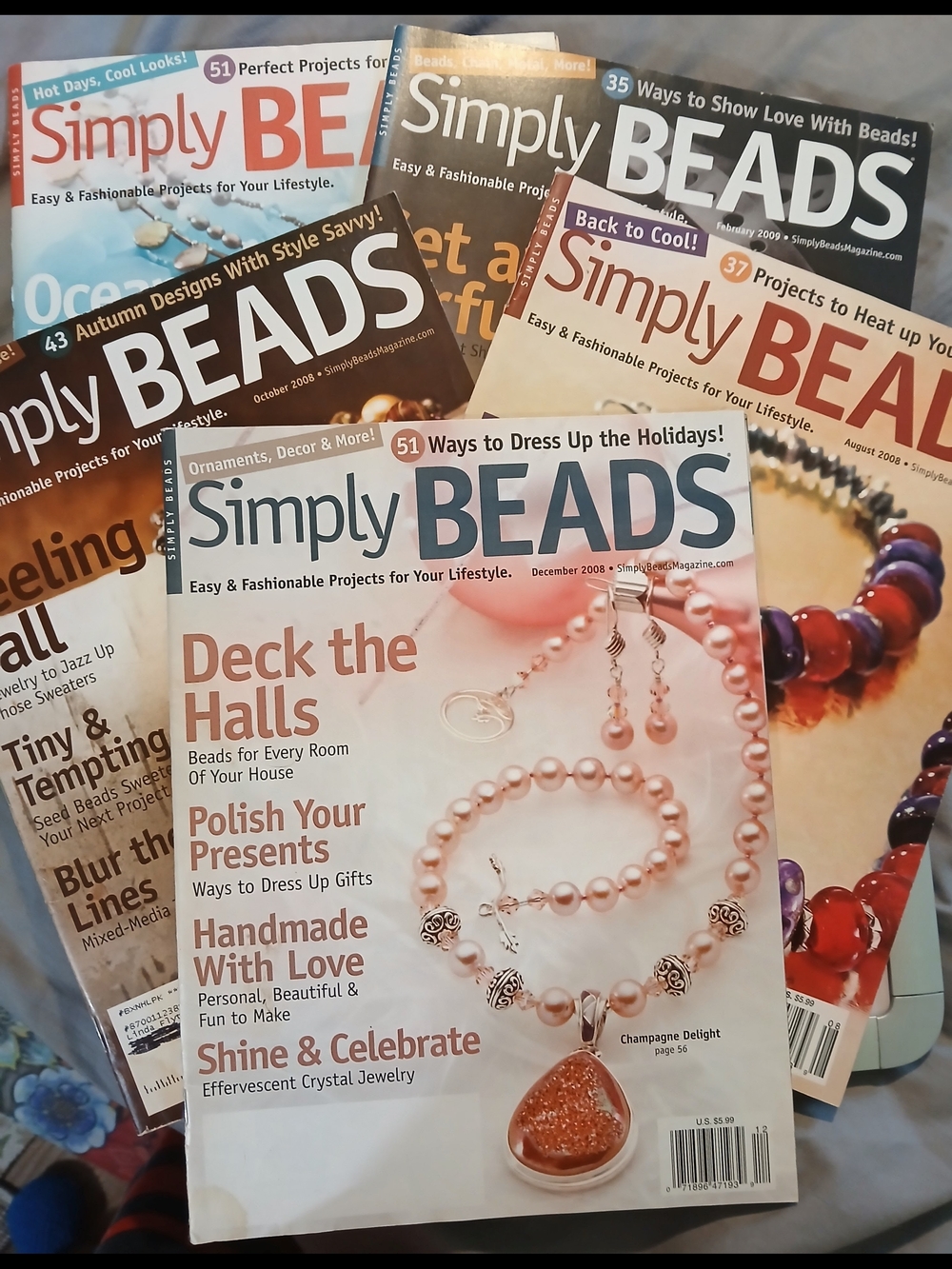 Simply Be Pink Pearl Necklace Cover — Soft Pink & Champagne